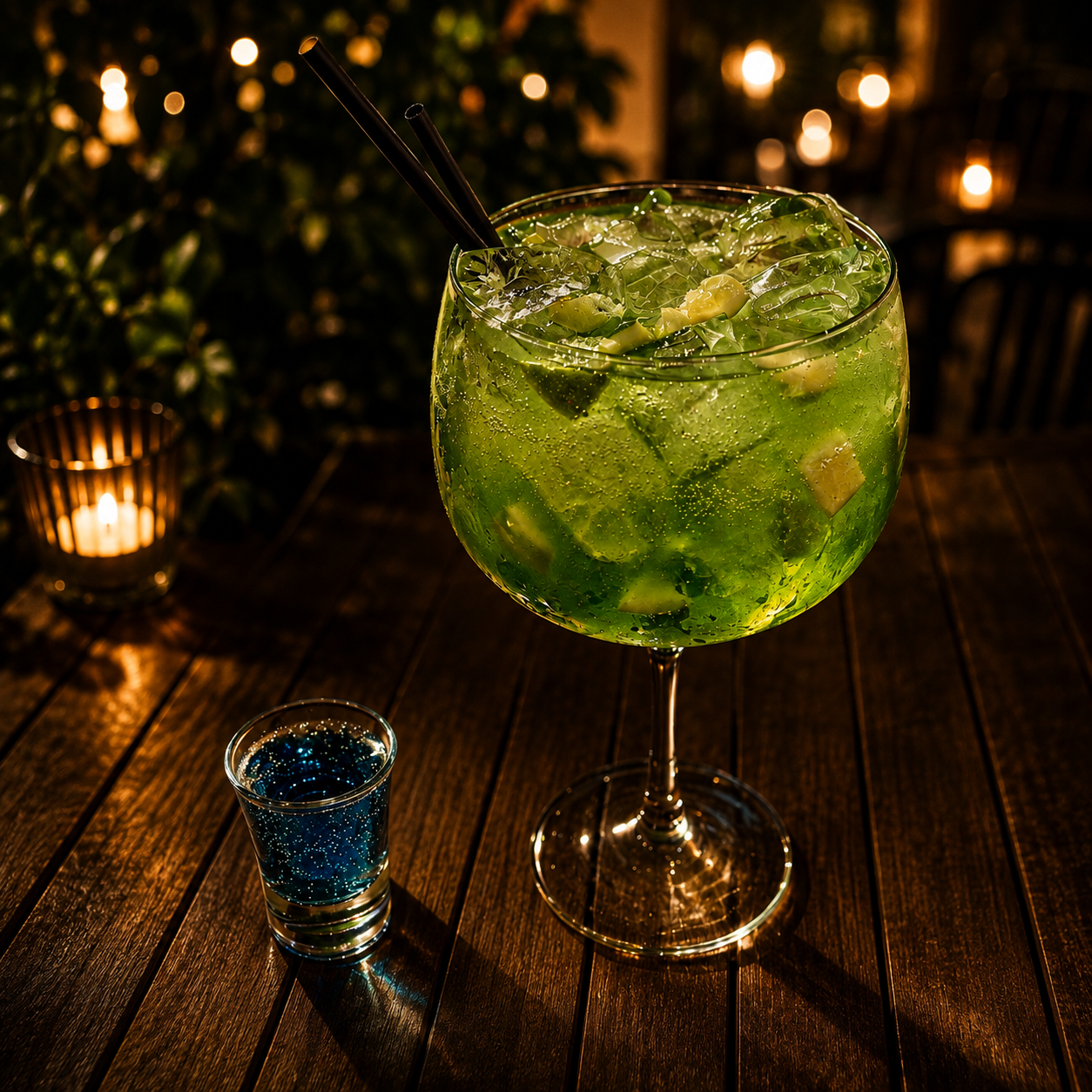 Green After Dark cocktail