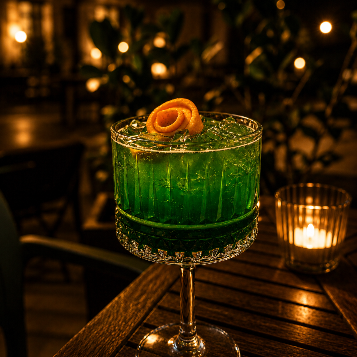 Green After Dark cocktail