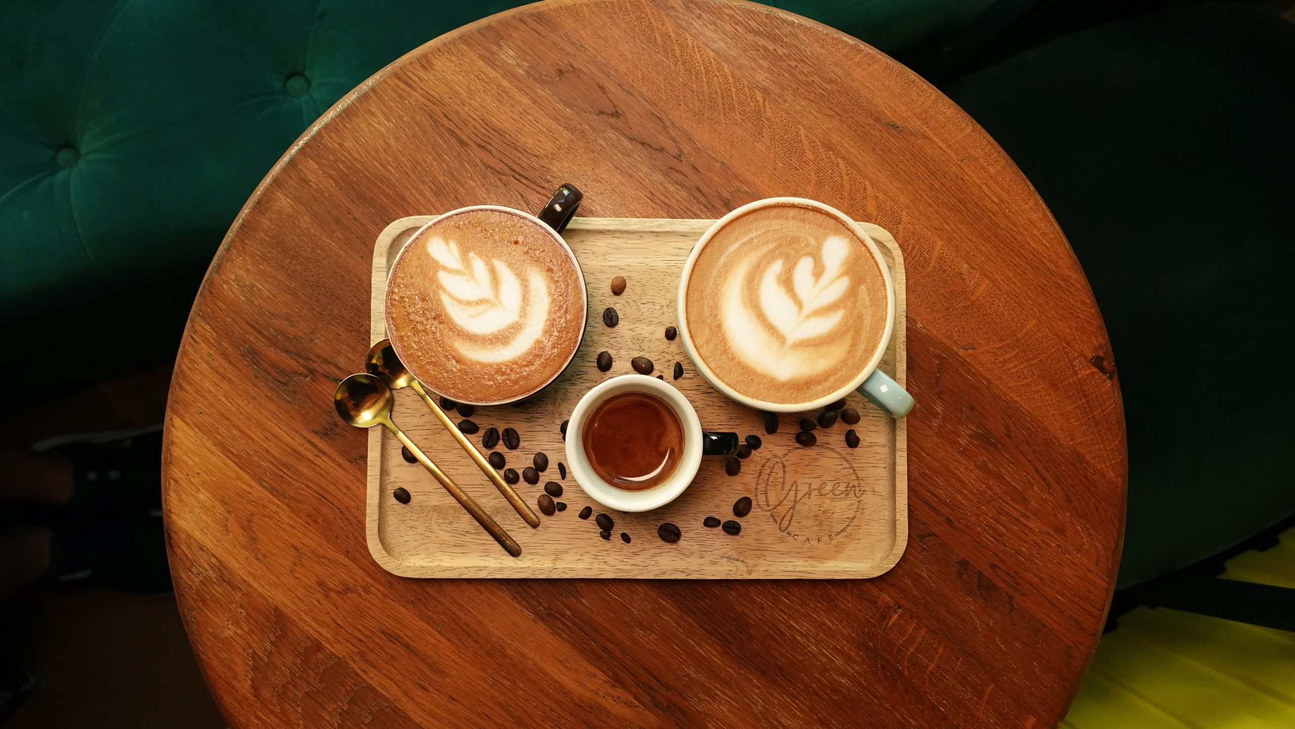 Green Caffe coffee selection