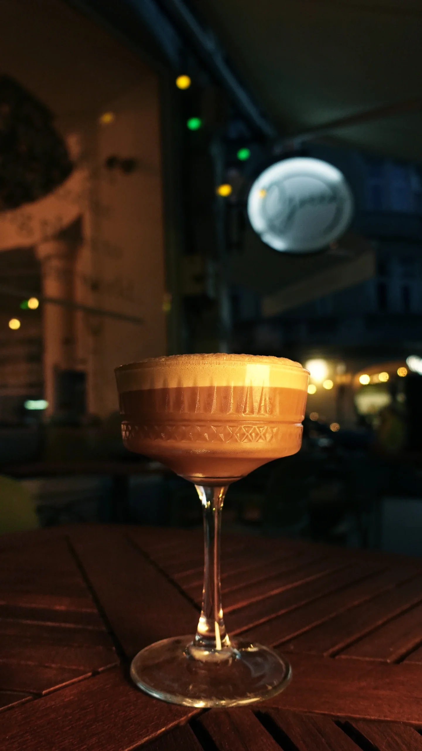 Green After Dark cocktail