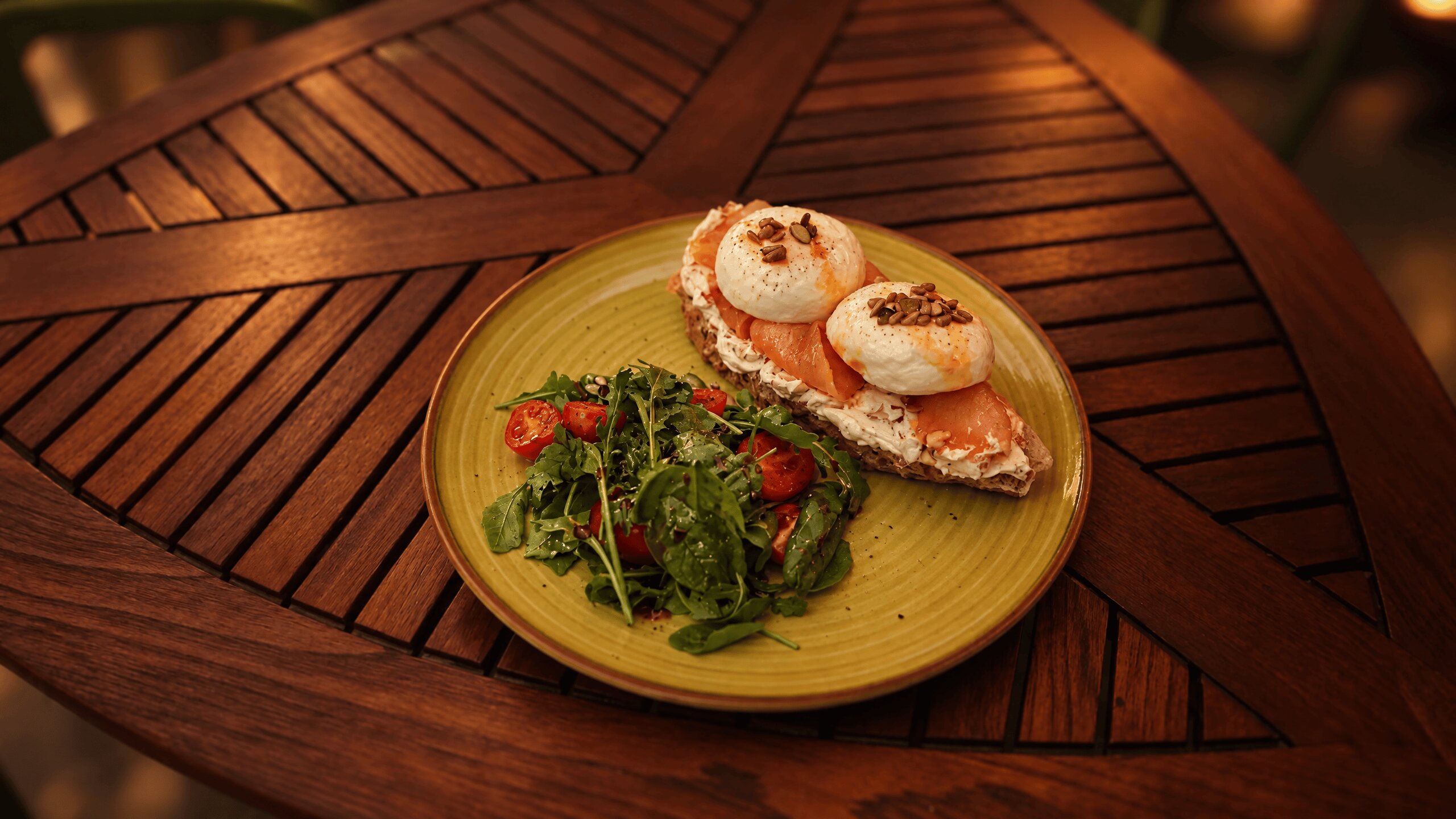 Salmon Cream at Green Caffe