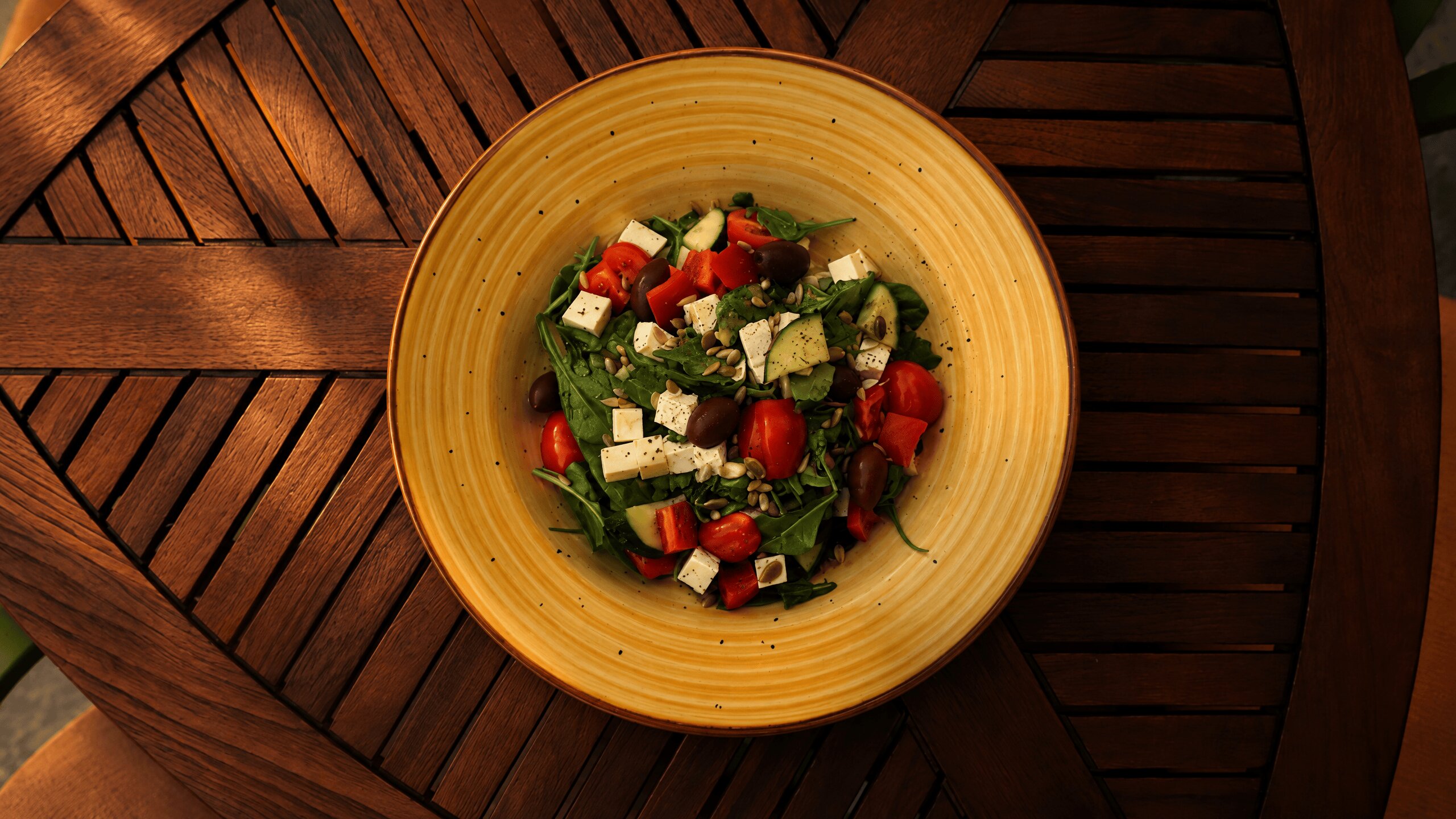 Green Power Salad at Green Caffe
