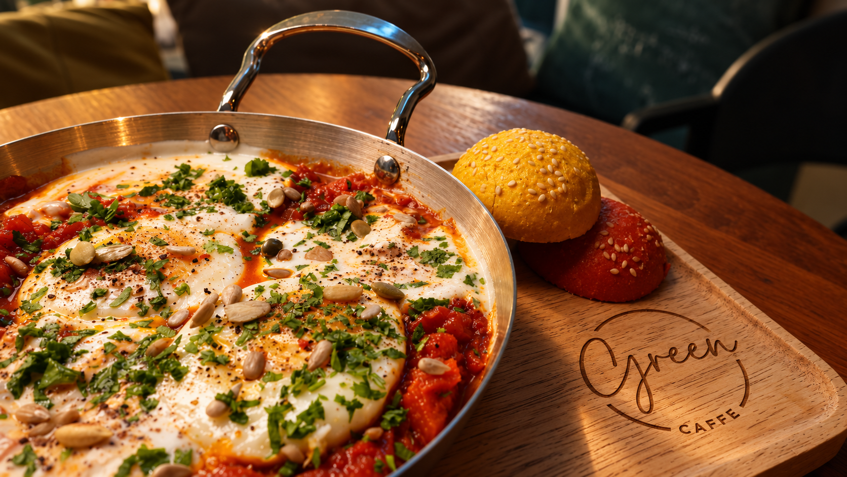Shakshouka at Green Caffe